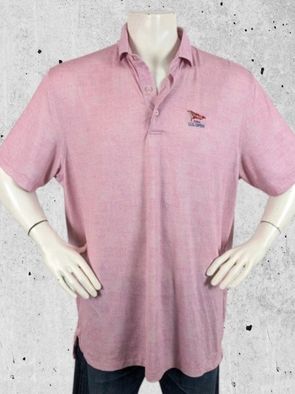 Johnnie O LACC 123rd US Open Golf Polo Shirt Size XL L.A.C.C. Johnnie-O U.S.